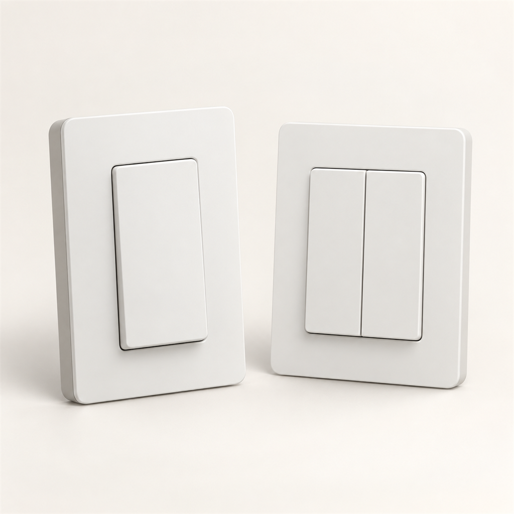Generic smart wall switch concept render.